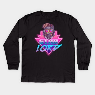 Star Lord Retro Kids Long Sleeve T-Shirt